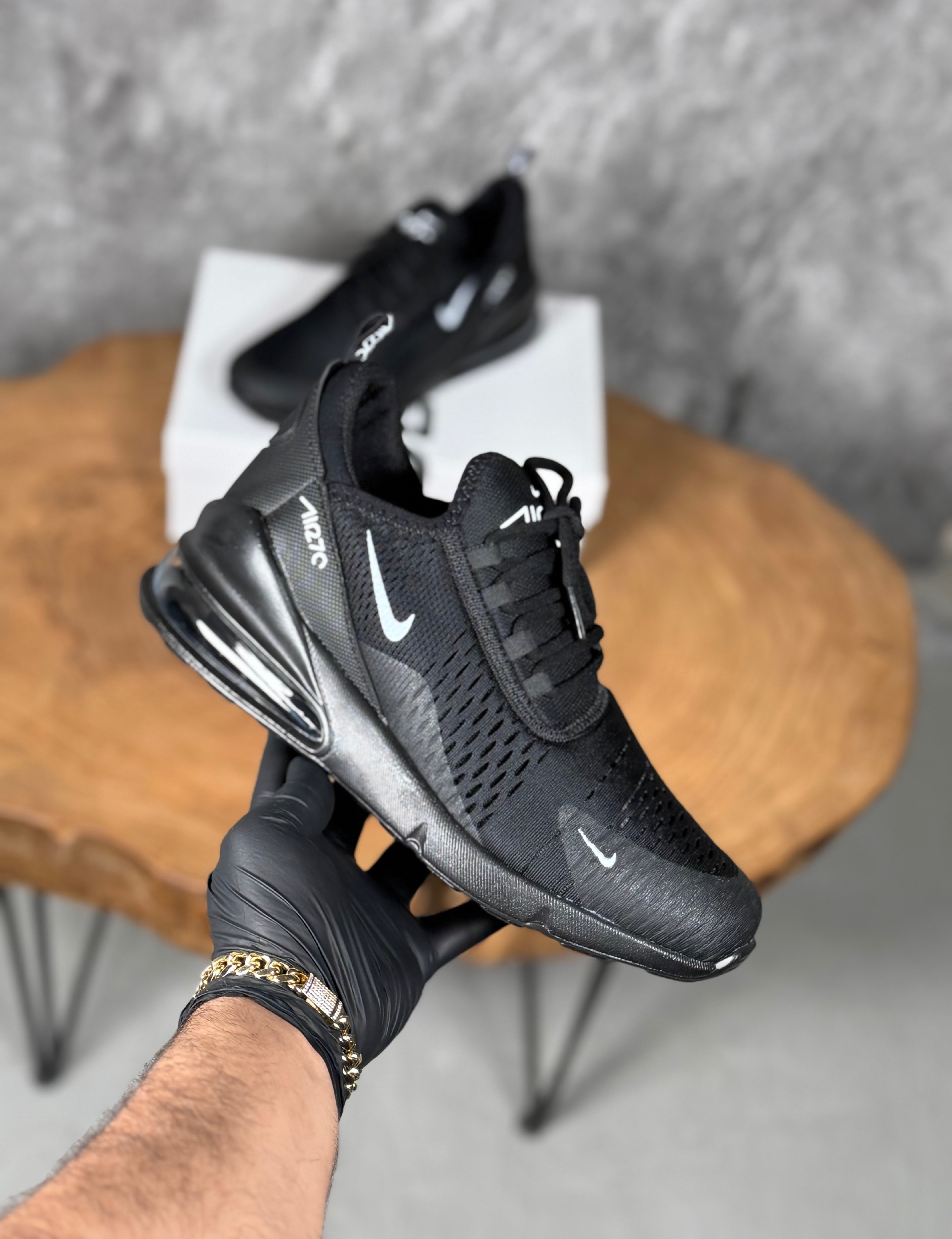 NIKE 270 SİYAH YENİ MODEL DAMALI