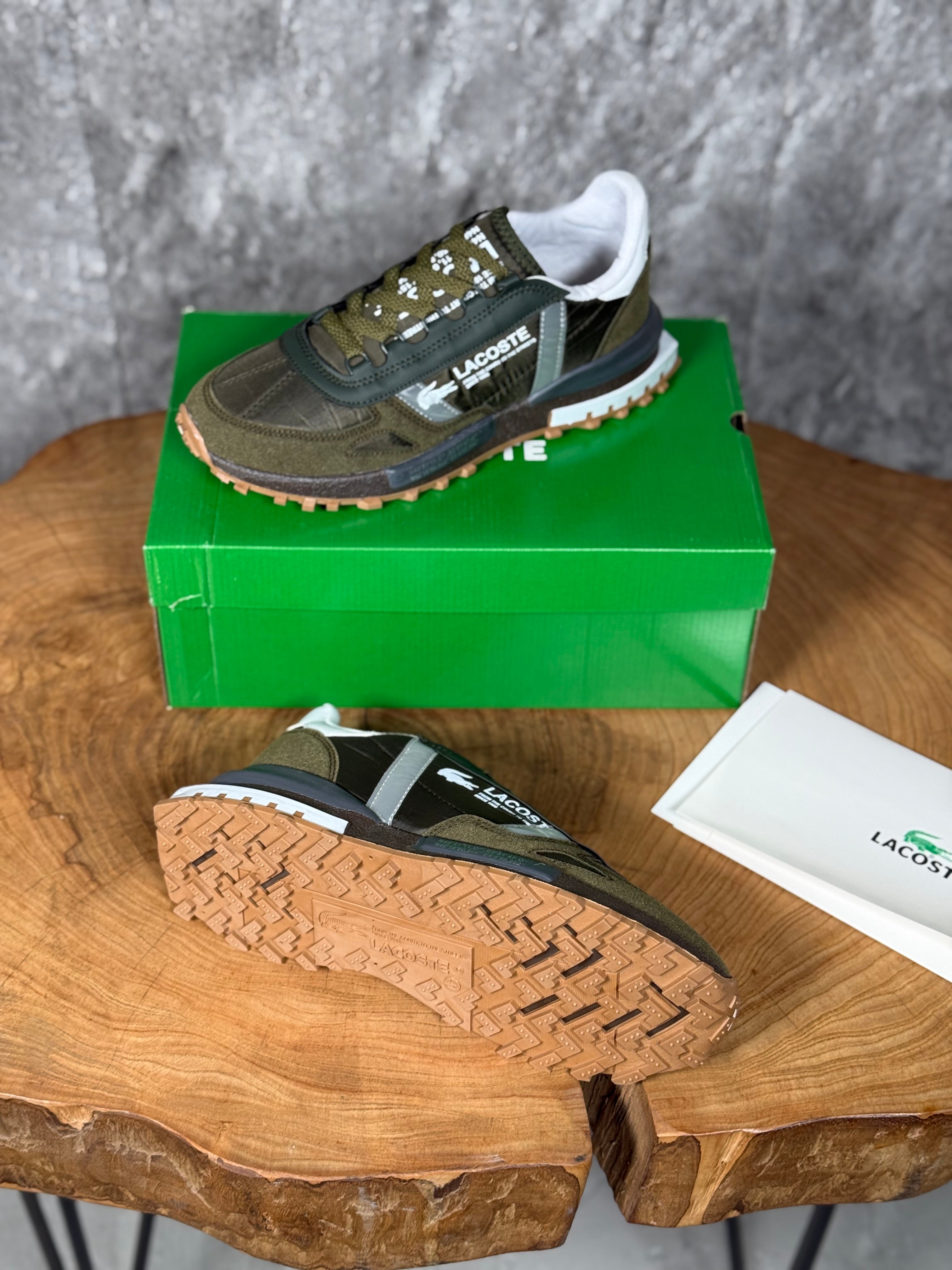 LACOSTE BEYAZ -  MAVİ TABANLI